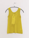 SWAYING 25 Spring/Summer Water-soluble Wool Round Neck Vest SW-SW25SS1T10C2-YCL Primrose Green